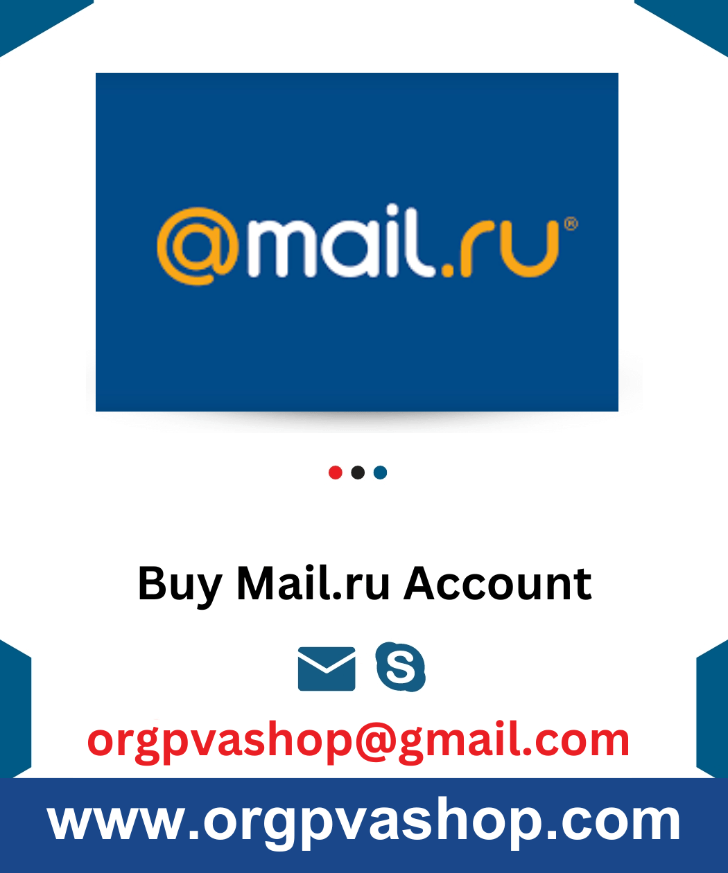 New Mail.ru accounts