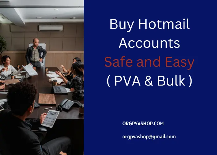 Buy Hotmail Accounts Safe and Easy ( PVA & Bulk )