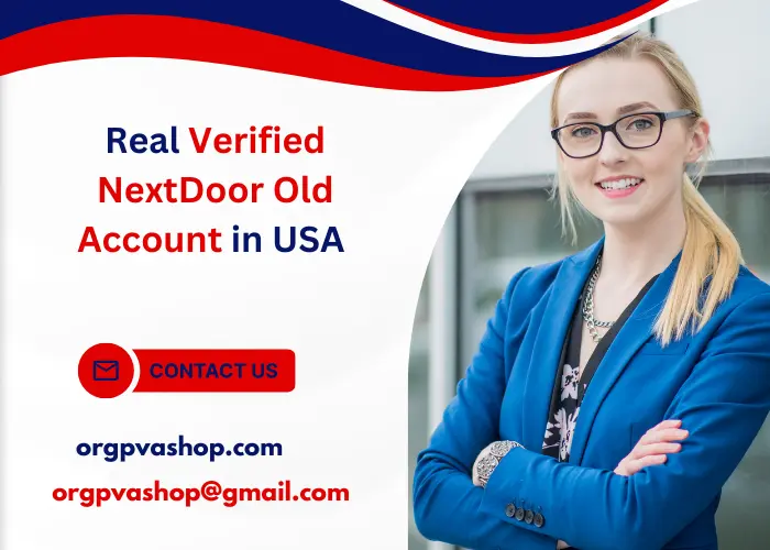 USA Verified NextDoor Old Account