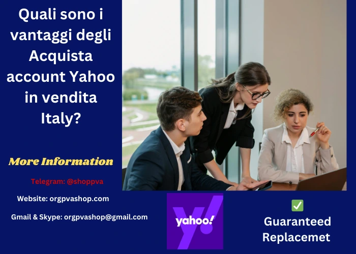 Acquista account Yahoo in vendita