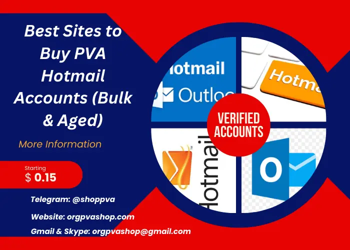 Buy PVA Hotmail Accounts