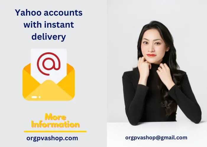 Yahoo accounts with instant delivery