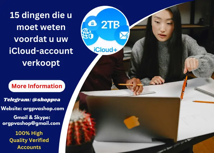 iCloud-account verkopen